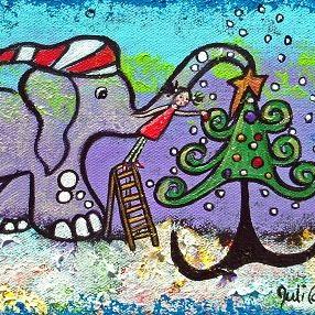 Art: Christmas Delight by Artist Juli Cady Ryan