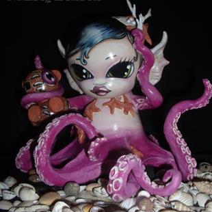 Art: Morbidly Adorable Octo-Munny by Artist Misty Monster