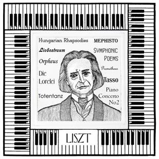 Art: Liszt by Artist Paul Helm
