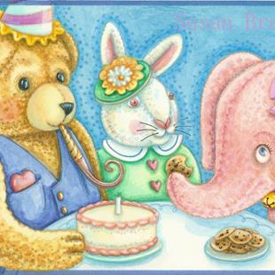 Art: PARTY FOR PINKY by Artist Susan Brack