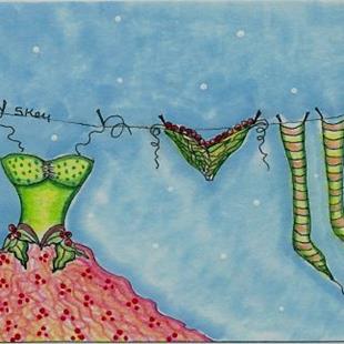 Art: Fairy Laundry Day-Sold by Artist Sherry Key