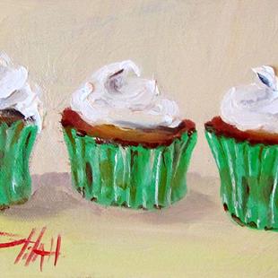 Art: Irish Cupcakes SOLD by Artist Delilah Smith