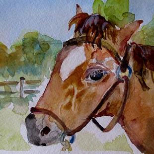 Art: Horse by Artist Delilah Smith