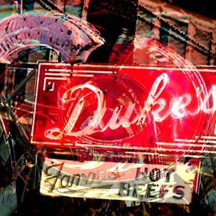 Art: Duke's Retro Rest by Artist Alma Lee