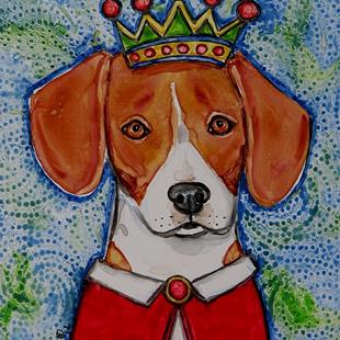 Art: King Beaglean by Artist Melinda Dalke