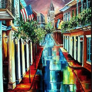 Art: Dreamtime New Orleans - SOLD by Artist Diane Millsap
