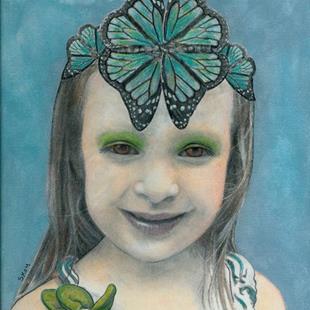 Art: Miss Claire of the Butterfly Clan by Artist Sherry Key