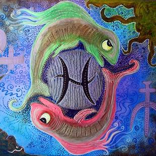 Art: Pisces by Artist Laura Barbosa