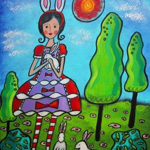 Art: Bunny-Girl by Artist Juli Cady Ryan