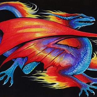 Art: Fire Dragon by Artist Nico Niemi