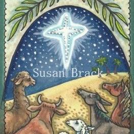 Art: ANIMALS PRAY FOR PEACE ON EARTH by Artist Susan Brack