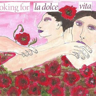 Art: Looking For La Dolce Vita by Artist Nancy Denommee   