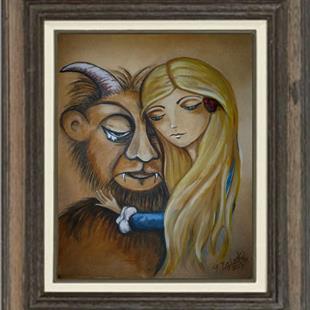 Art: Beauty and the Beast - sold by Artist Charlene Murray Zatloukal