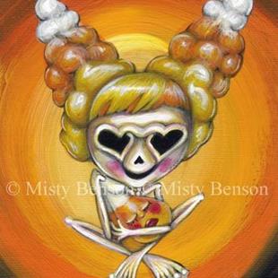 Art: Skelly Wishes for a Baby by Artist Misty Monster