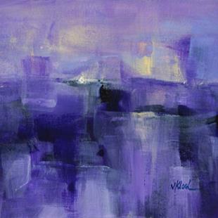 Art: Claire - purple - commission work by Artist victoria kloch