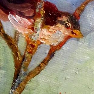 Art: Nuthatch by Artist Delilah Smith