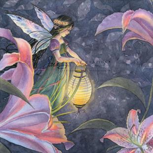 Art: twilightlilies by Artist Sara Burrier