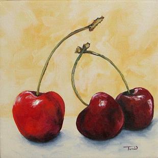 Art: Cherry Trio by Artist Torrie Smiley