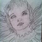 Art: Touched by An Angel (sketch) by Artist Nata ArtistaDonna