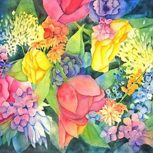 Art: Cottage Bouquet by Artist Melanie Pruitt