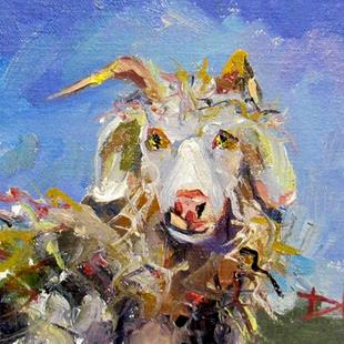 Art: Goat by Artist Delilah Smith