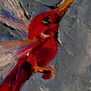 Art: Humming Bird Aceo-sold by Artist Delilah Smith