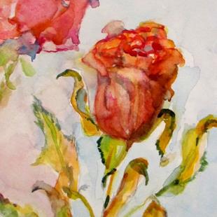 Art: Pink Rose-SOLD by Artist Delilah Smith