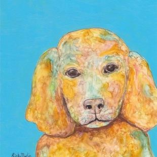Art: Golden Retriever Puppy by Artist Ulrike 'Ricky' Martin