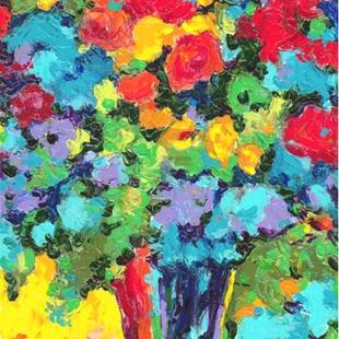 Art: Vibrant Bouquet - available in my etsy store by Artist Ulrike 'Ricky' Martin