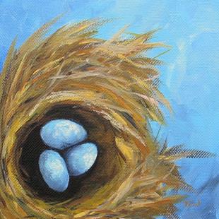 Art: Robin's Three Eggs VII by Artist Torrie Smiley