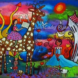 Art: A Meeting In The Meadow by Artist Juli Cady Ryan