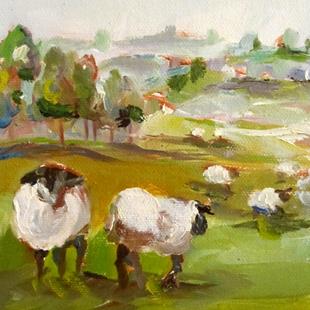 Art: Irish Sheep No. 2 by Artist Delilah Smith