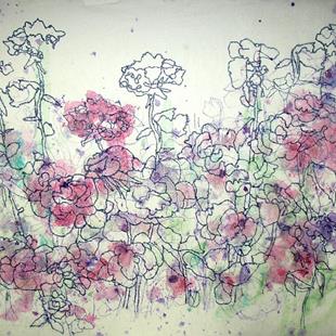 Art: Delicate Roses by Artist Mary Anne Carley