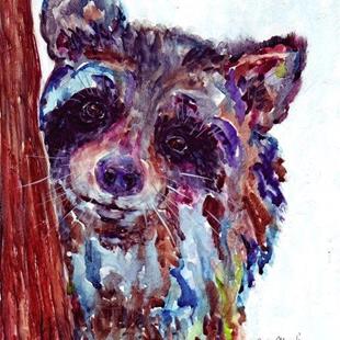 Art: Raccoon by Artist Ulrike 'Ricky' Martin