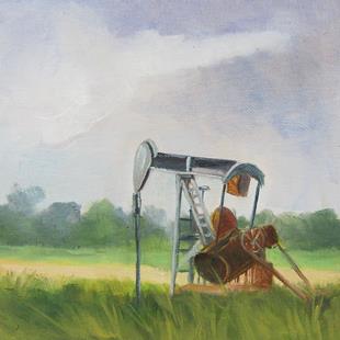 Art: Pumping Jack by Artist Barbara Haviland
