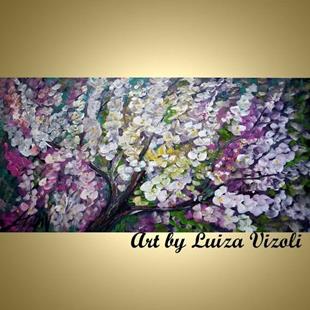 Art: Spring Magnolia Blossom by Artist LUIZA VIZOLI