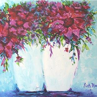 Art: Pink Bouquet #2 - available in my etsy store by Artist Ulrike 'Ricky' Martin