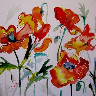 Art: Just Poppies by Artist Delilah Smith