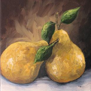 Art: Two Golden Pears by Artist Torrie Smiley