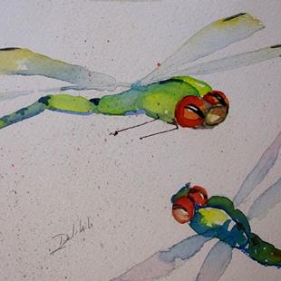 Art: Delightful Dragonflies by Artist Delilah Smith
