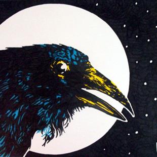 Art: Raven Moon by Artist Lindi Levison