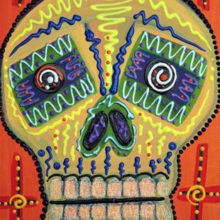 Art: Sugar Skull Delight by Artist Laura Barbosa