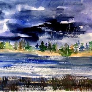Art: Stormy Skies by Artist Delilah Smith