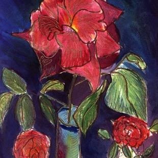 Art: Roses by Artist Kim Wyatt
