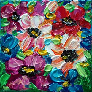 Art: THE SPRING FLOWERS by Artist LUIZA VIZOLI