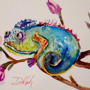 Art: Chameleon by Artist Delilah Smith