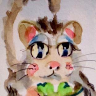 Art: Irish Mouse by Artist Delilah Smith