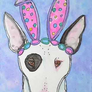 Art: Bull Bunny by Artist Melinda Dalke