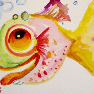 Art: Smiling Fish by Artist Delilah Smith