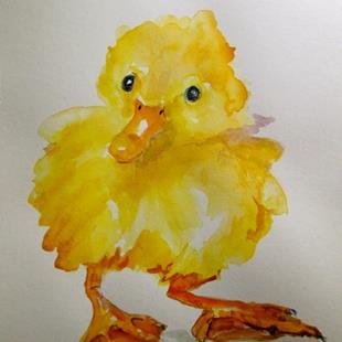 Art: Fat Duck by Artist Delilah Smith